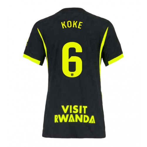 Fotbalové Dres Atletico Madrid Koke #6 Dámské Venkovní 2026-27 Krátký Rukáv